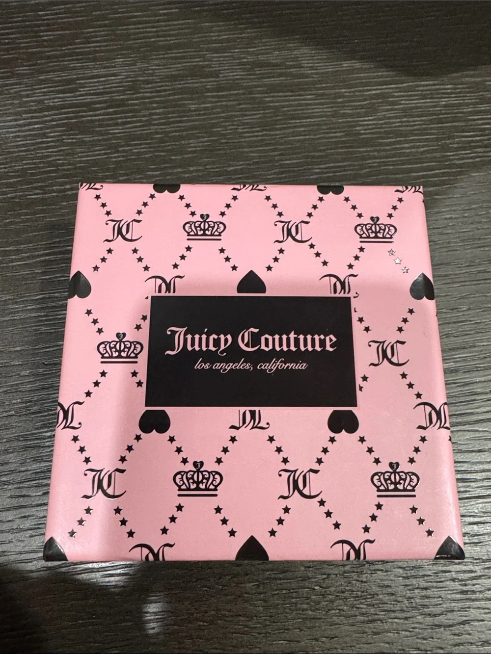 Juicy Couture Gold-Tone Crown Heart Charm Toggle Bracelet
